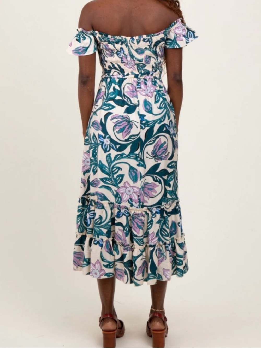 NWT Dress Day Floral Maxi - Picture 5 of 6